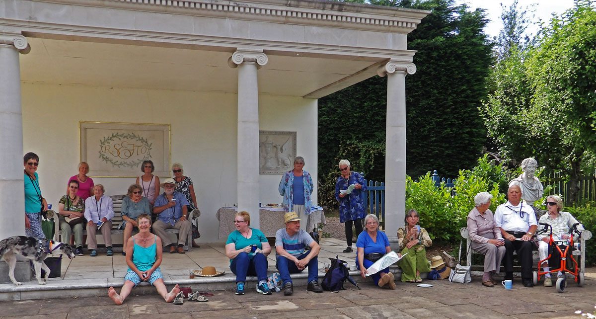 Photos from Bream Gardening Society visit The Laskett