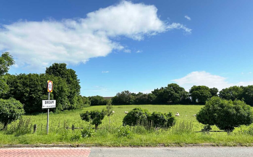 Photo showing a field at Colliers Beech, Bream, Gloucestershire